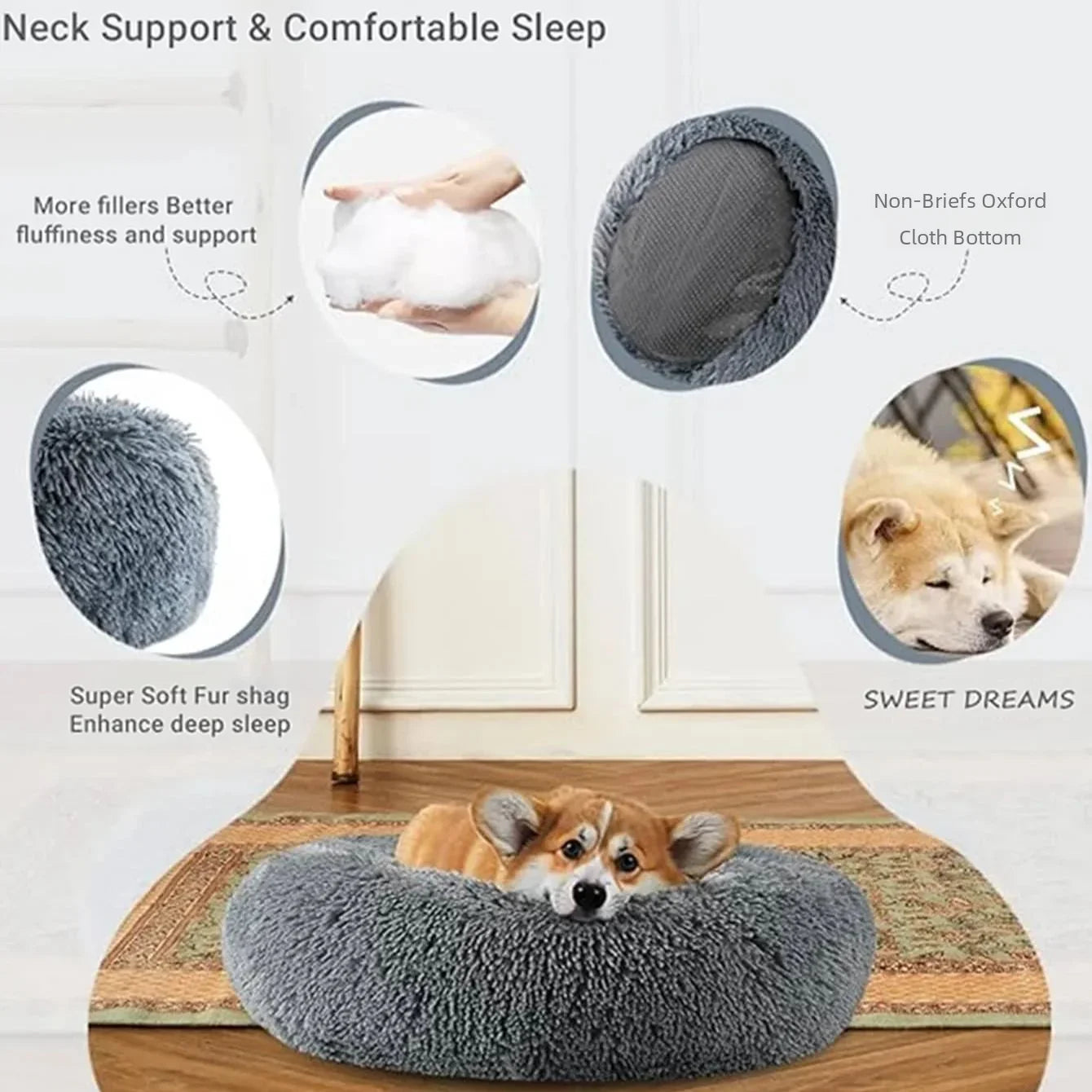Plush Pet Bed